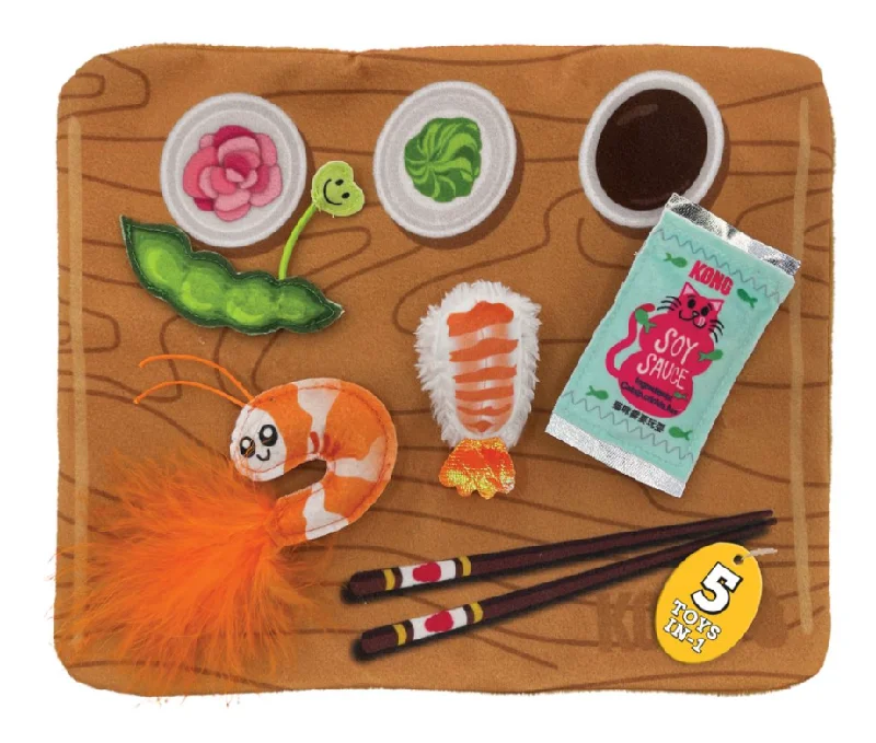  -Non-toxic pet toy recommendationsKong Pull-A-Partz Sushi