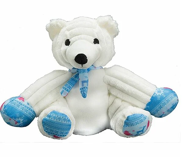 - Pet toy safety reviewsXMAS Patchwork Sitting Polar Bear