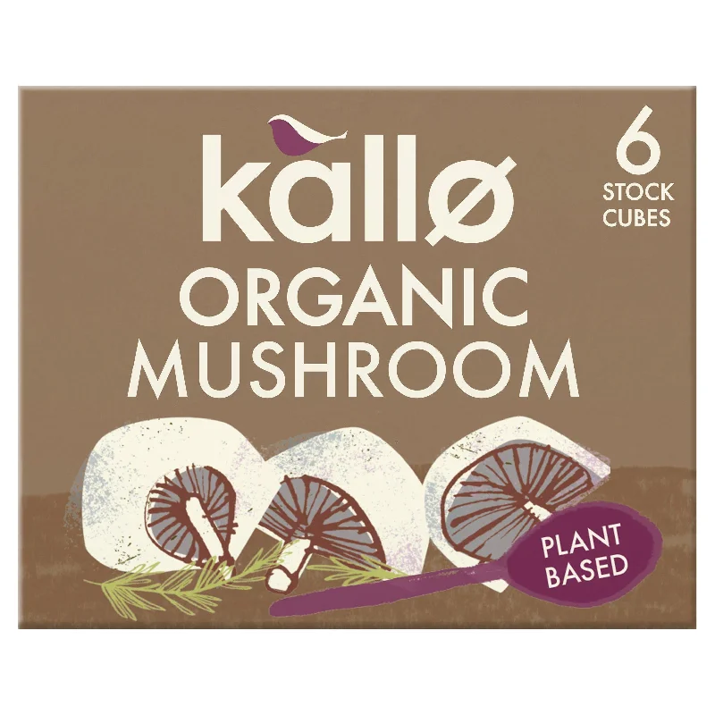 Kallo Organic Mushroom Stock Cubes x6 66g