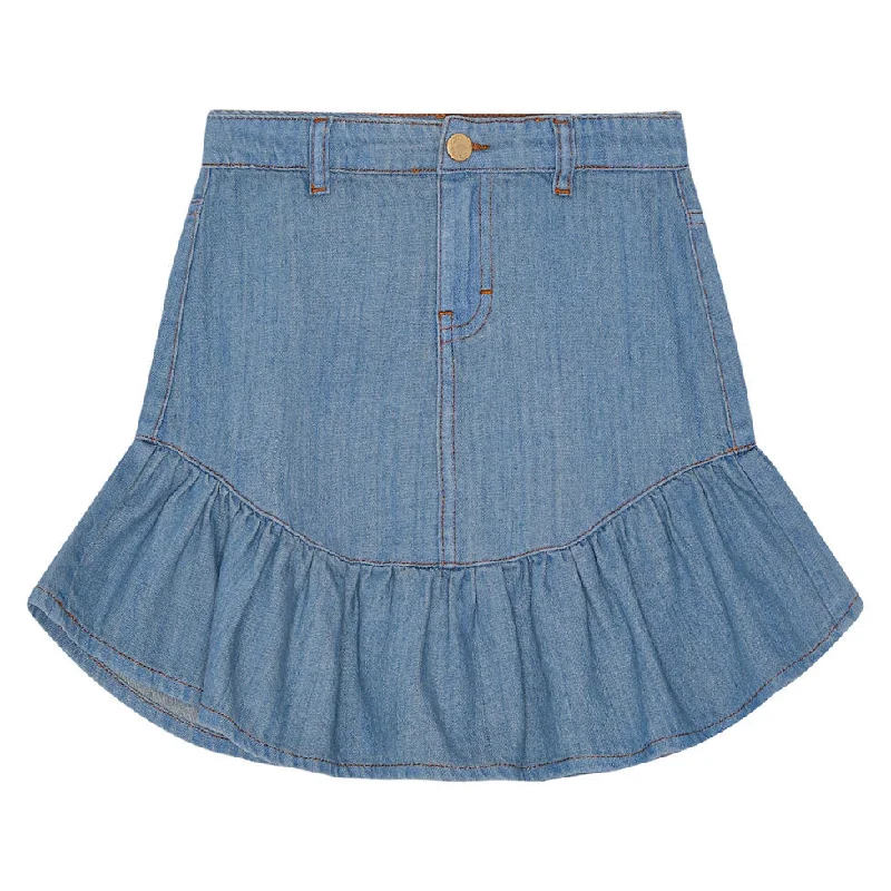 Molo Washed Denim Blue Bridget Skirt