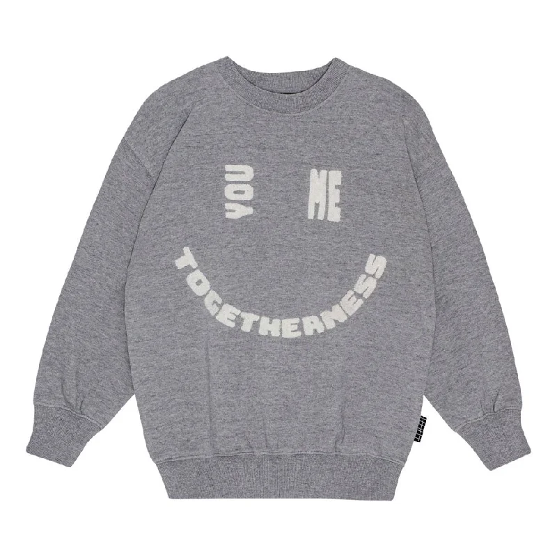 Molo Grey Melange Mar Sweatshirt