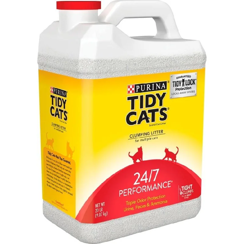 Tidy Cats Scoop 24/7 Performance Continuous Odor Control for Multiple Cats Cat Litter