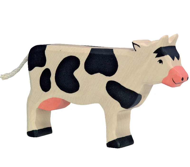 Holztiger Black Standing Cow