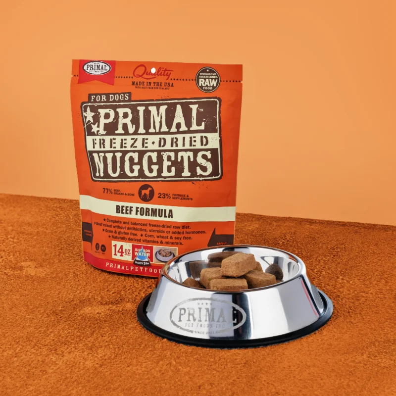 Primal Dog Raw Freeze Dried Beef Nuggets