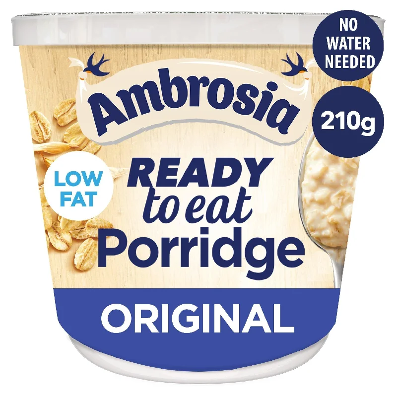 Ambrosia Ready To Eat Porridge Original Pot 210g