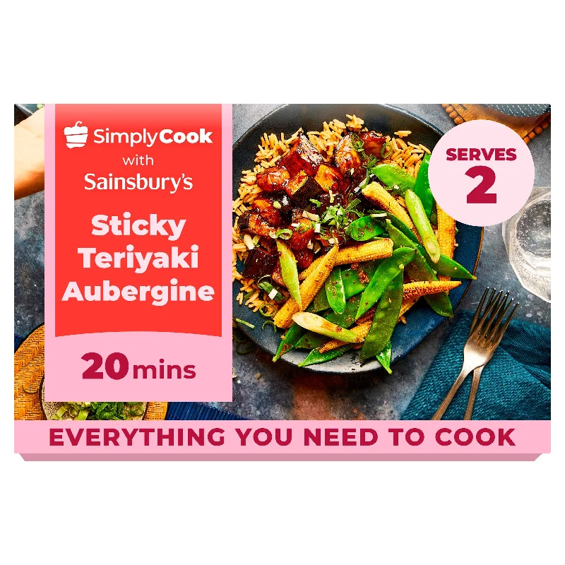 Sainsbury's Simply Cook Sticky Teriyaki Aubergine Meal Kit