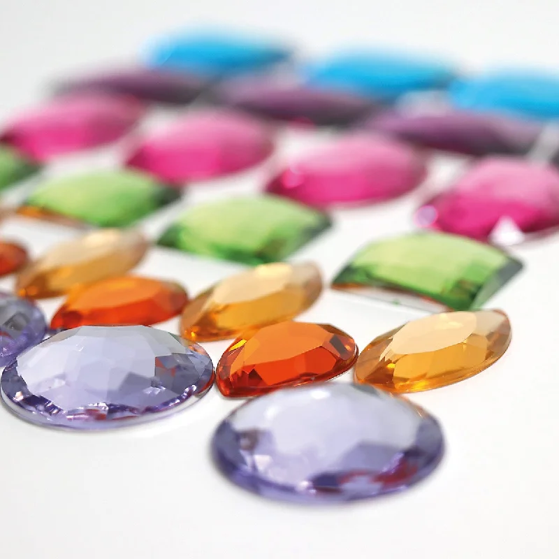 Grimm's giant acrylic glitter stones 28 pcs