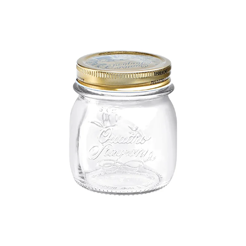 150ml Quattro Stagioni Glass Storage Jar - By Bormioli Rocco