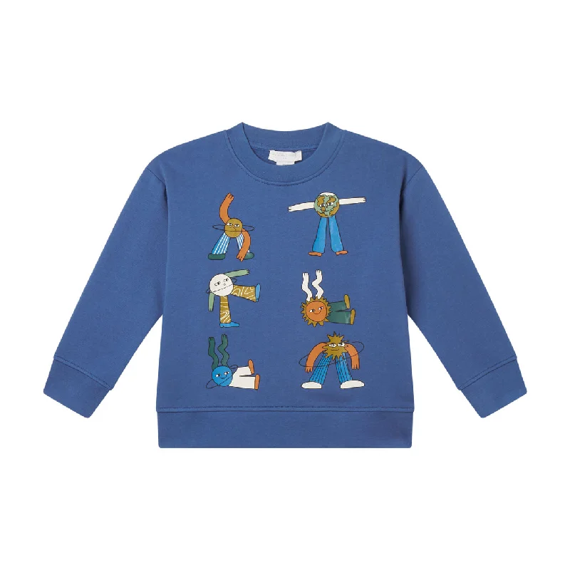 Stella McCartney  Blue Stella Cosmic Lettering Sweatshirt