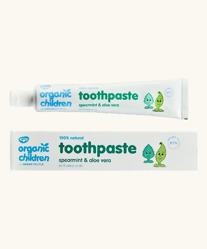 Organic Babies Toothpaste Spearmint & Aloe Vera