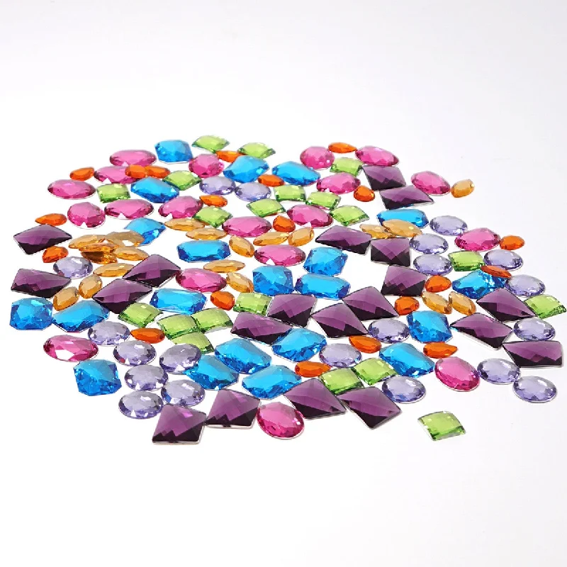 Grimm's giant acrylic glitter stones 140 pcs