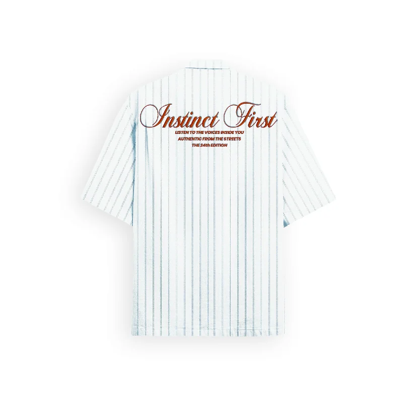 Summer Stripe Shirt - White