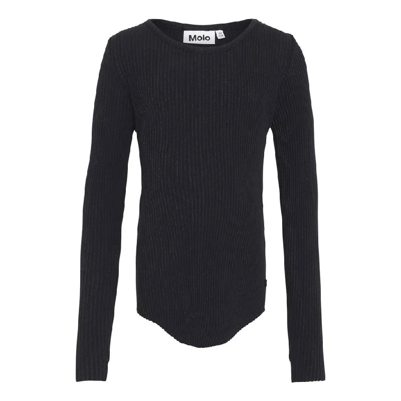 Molo Black Rochelle Long Sleeve T-Shirt