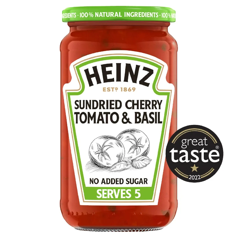 Heinz Sundried Cherry Tomato & Basil Pasta Sauce 490g