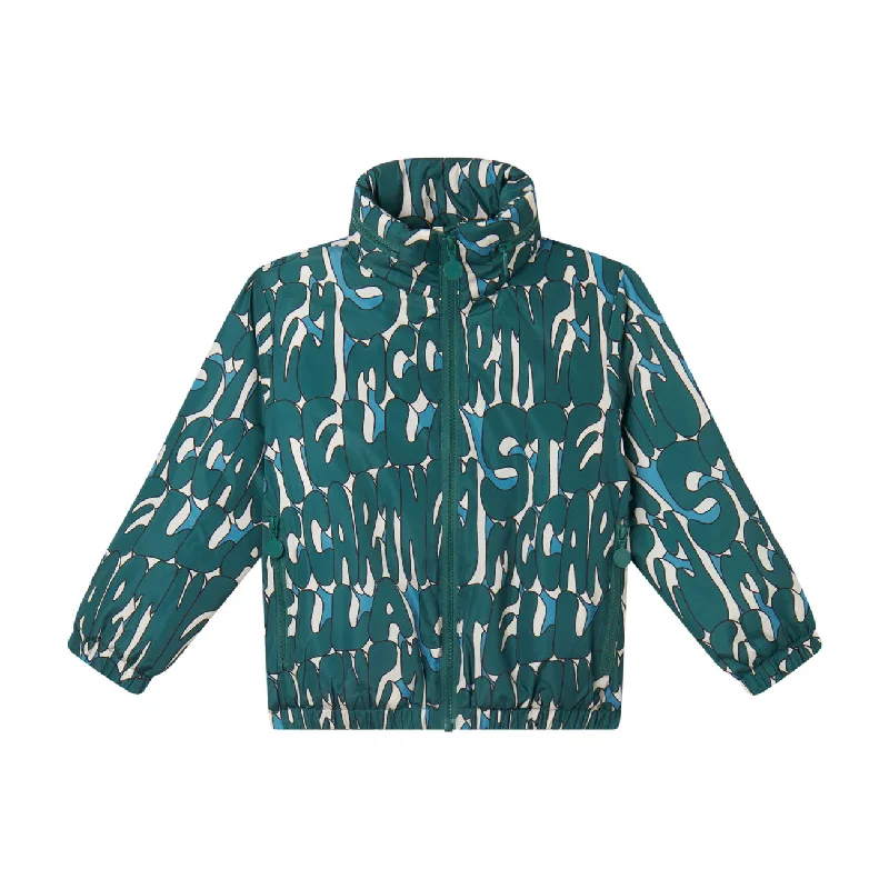 Stella McCartney  Green Stella Lettering Jacket