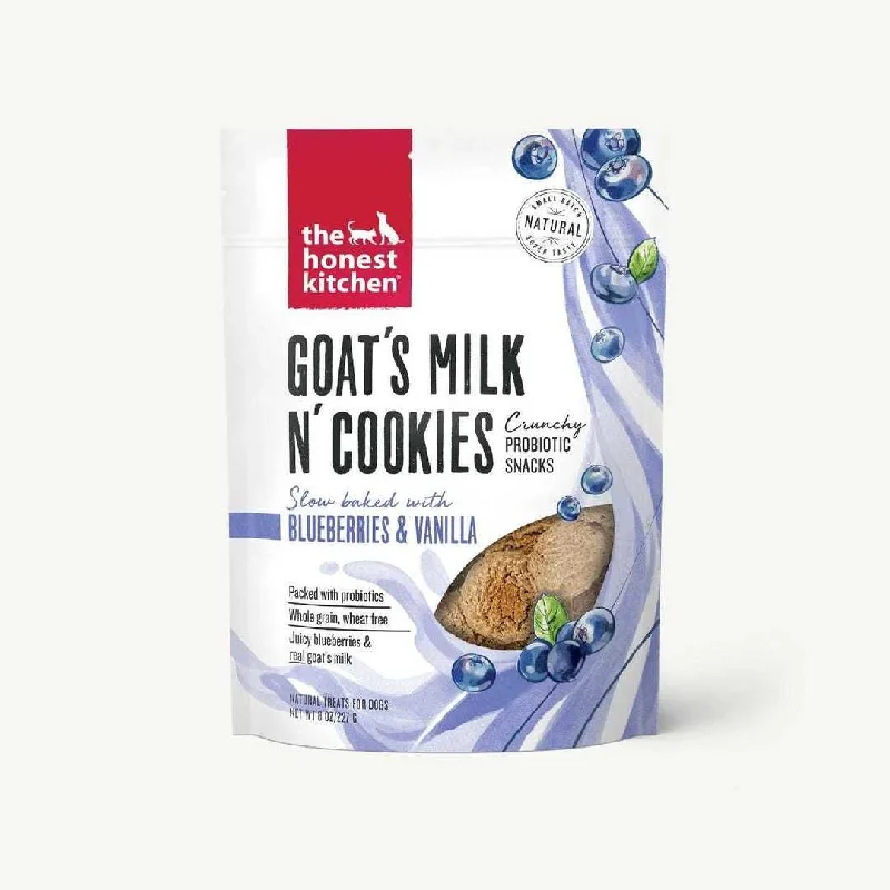 The Honest Kitchen Dog Goat Milk Cookies Blueberry 8oz