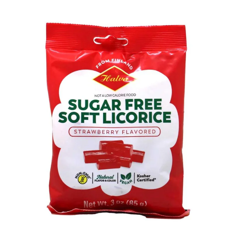 Halva Strawberry Sugar Free Soft Licorice (3 oz) #10086097