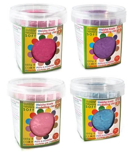 OkoNorm Play Dough 4 Pastel Colours