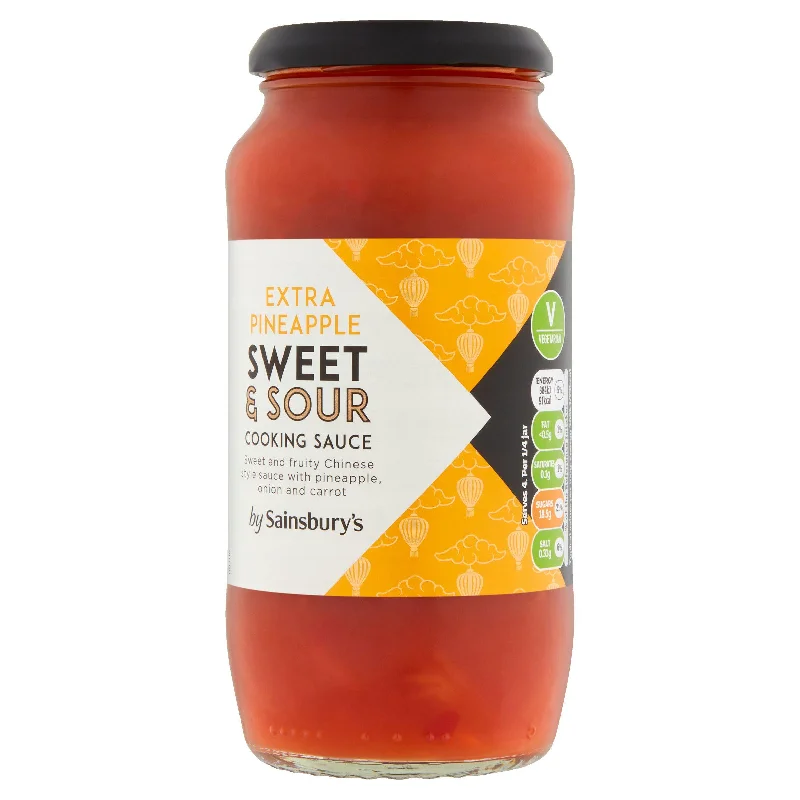 Sainsbury's Extra Pineapple Sweet & Sour Cooking Sauce 500g