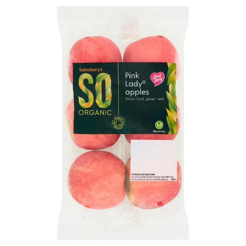 Sainsbury's Pink Lady Apples, SO Organic x6