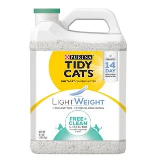 Tidy Cats Free & Clean Unscented Lightweight Cat Litter 8.5lbs