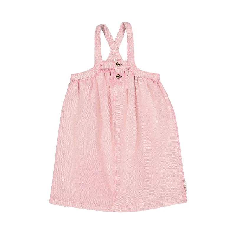 Piupiuchick Pink Straps Knee Length Dress