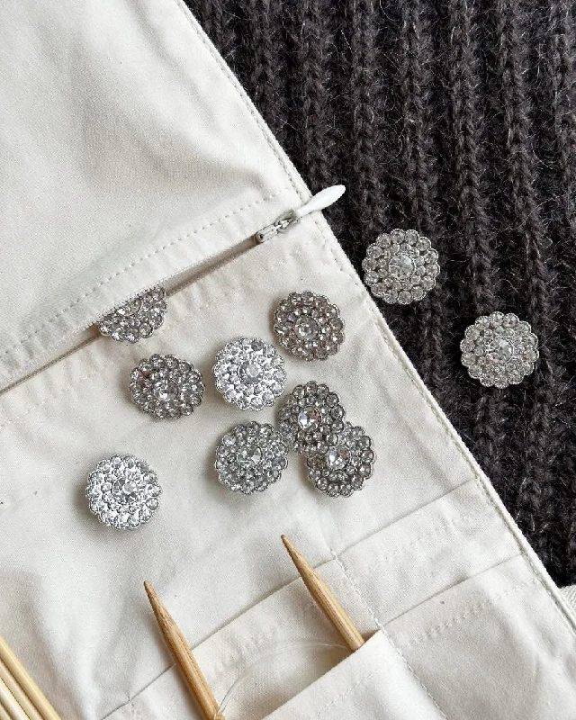 UDENLANDSKE FORHANDLERE Bling buttons pack of 10 pcs - Wholesale