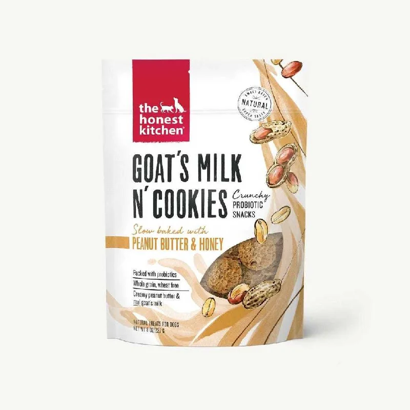 The Honest Kitchen Dog Goat Milk Cookies Peanut Butter 8oz