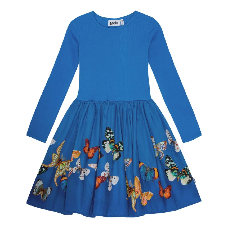 Molo Night Butterflies Casie LS Dress