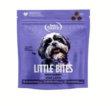 Nutrisource Small Breed Dog Rabbit Little Bites Treat 6oz