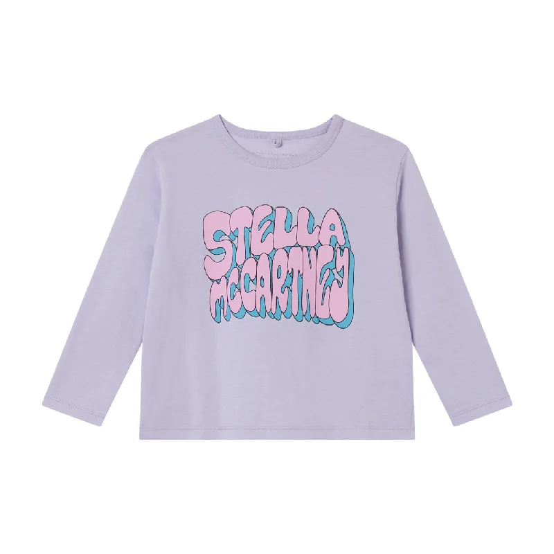 Stella McCartney  Purple Cosmic Logo Tee