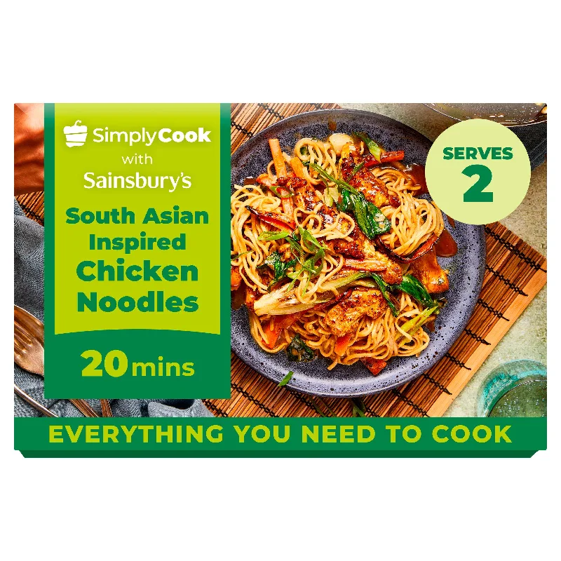 Sainsbury's Simply Cook South Asian Inspired Chicken Noodles Meal Kit