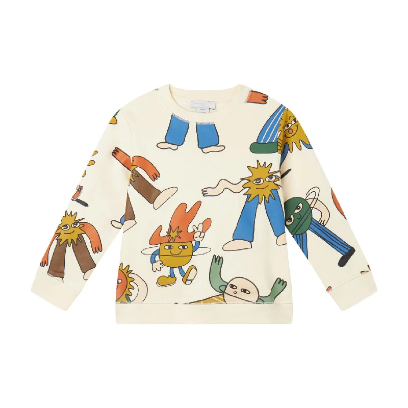 Stella McCartney  White Cosmic Character Sweatshirt