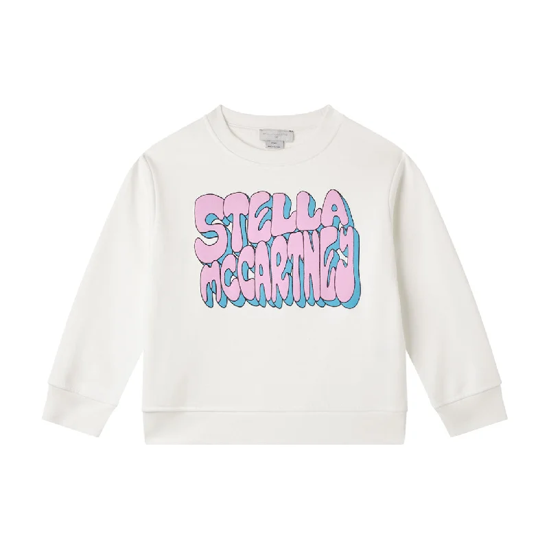 Stella McCartney  White Cosmic Logo Sweatshirt