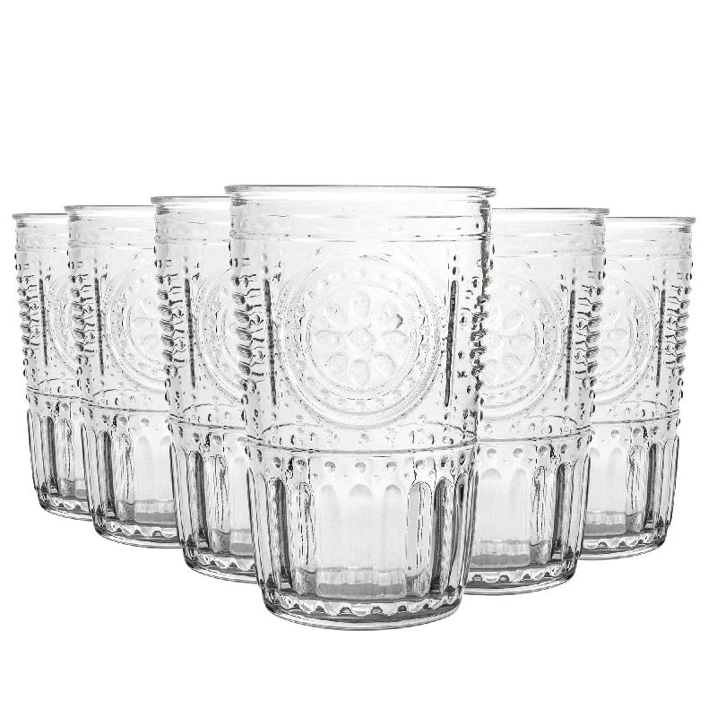 305ml Romantic Highball Glasses - Pack of Six - By Bormioli Rocco