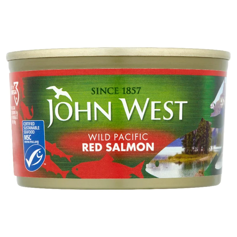 John West Wild Pacific Red Salmon 213g