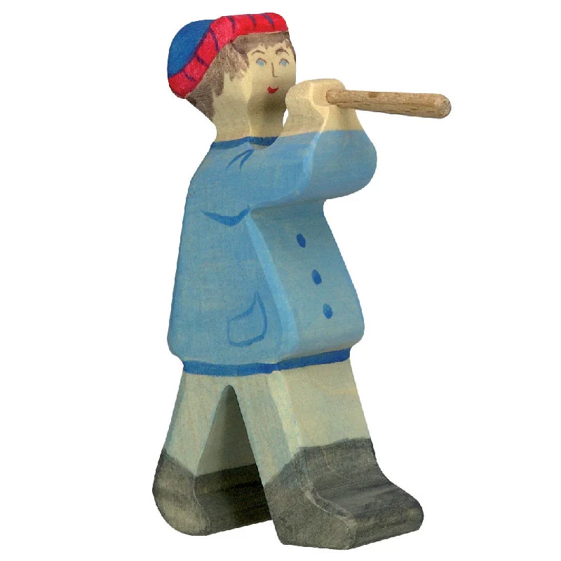 Holztiger Shepherd With Flute 2