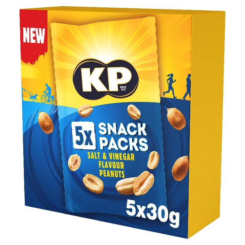 KP Salt & Vinegar Peanuts Multipack x5