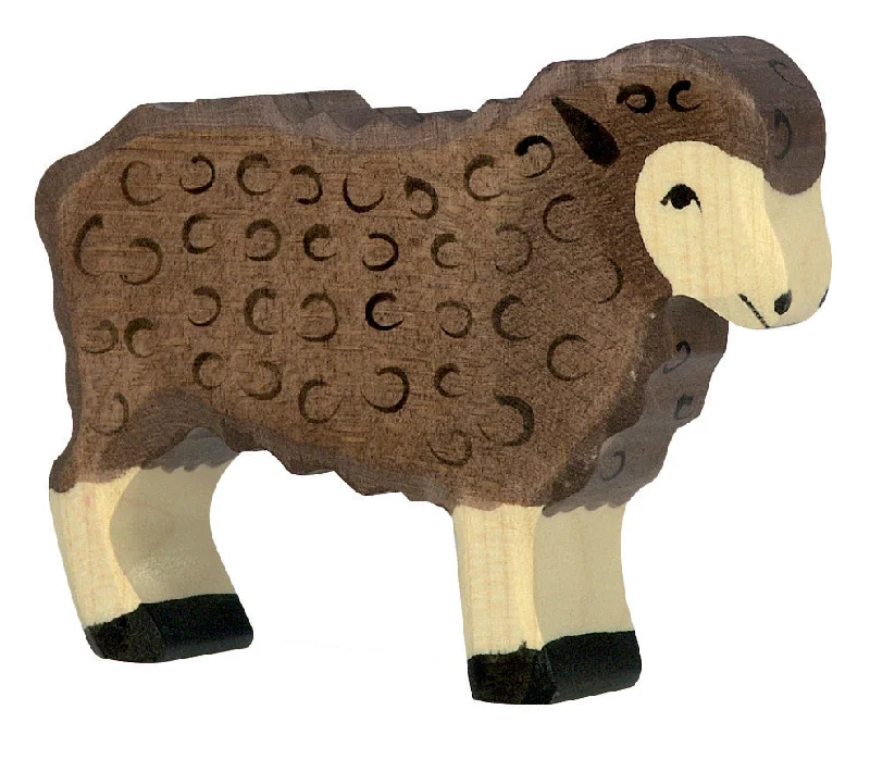 Holztiger Black Standing Sheep