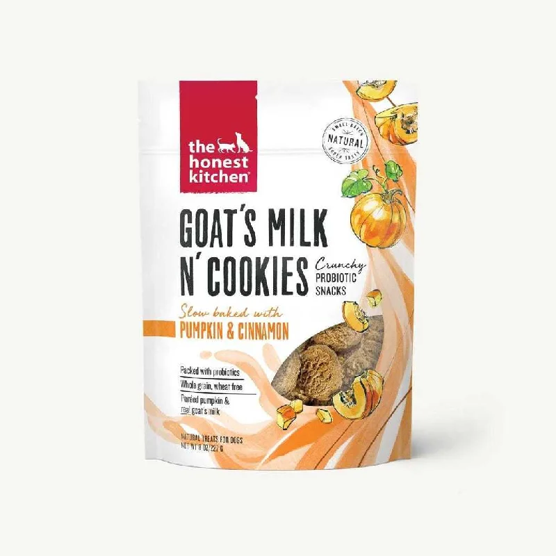 The Honest Kitchen Dog Goat Milk Cookies Pumpkin 8oz