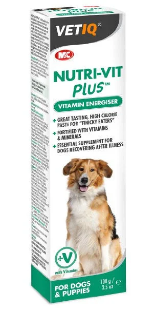  -High-fiber dog foodVET IQ Nutri-Vit Plus Suppliment Dog (100g)