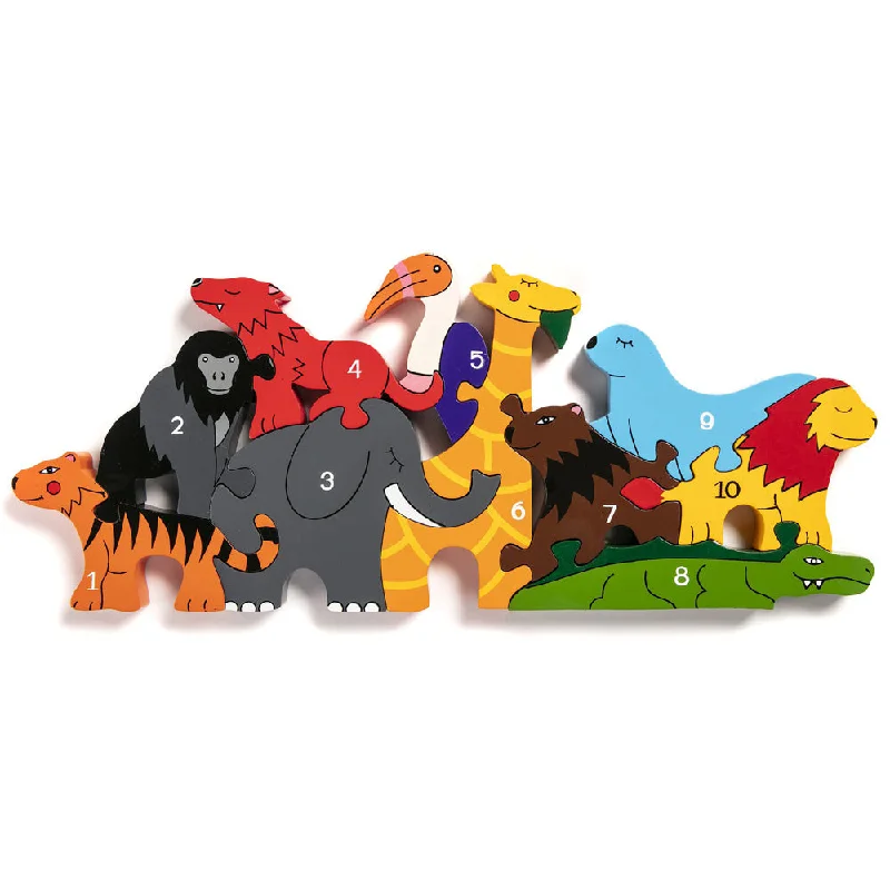 Alphabet Jigsaws Number Zoo