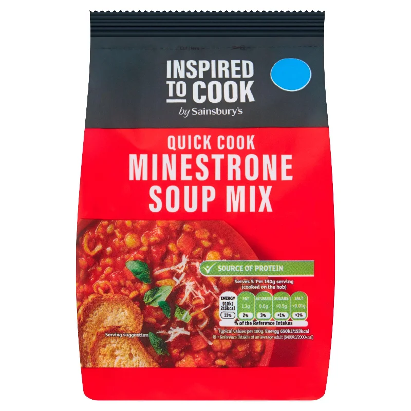 Sainsbury's Quick Cook Minestrone Soup Mix, Inspired to Cook 250g