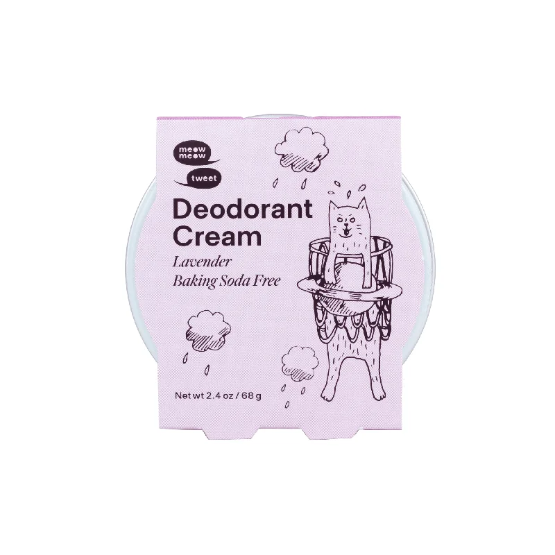 Meow Meow Tweet Lavender Baking Soda Free Deo Cream (2.4 oz) #10085956