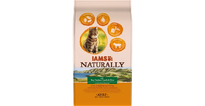    - How is Bricky cat food?  Iams Naturally Cat Adult New Zealand Lamb & Rice 2,7kg